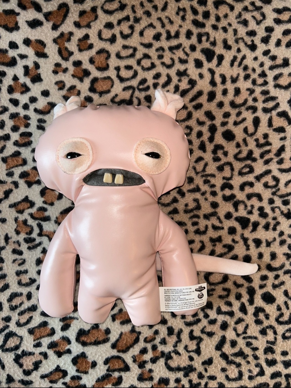 Pink Plush Monster Fuggler - Kids Toy